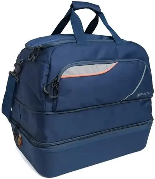 Beretta Uniform Pro EVO Durable Water-Repellent Outdoor Hunting Tactical Expandable Duffle Bag - 13" H x 16.5" L x 11.5" W, Blue