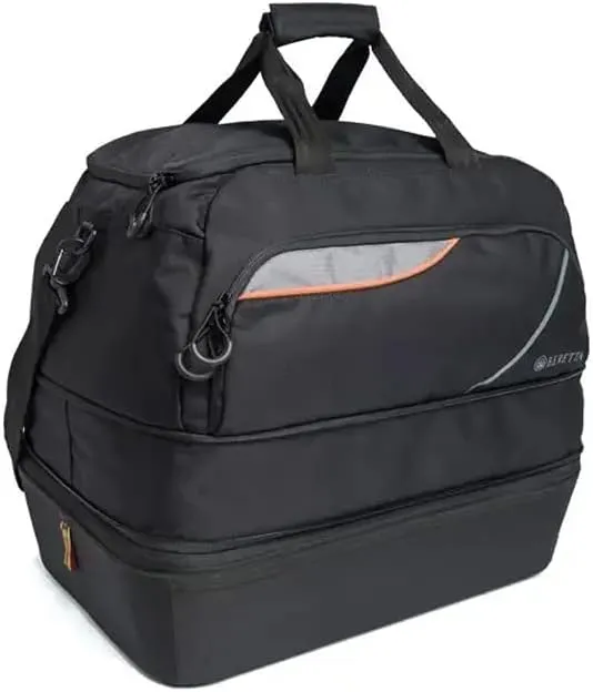 BERETTA Uniform Pro EVO Durable Water-Repellent Outdoor Hunting Tactical Expandable Duffle Bag - 13"H x 16.5"L x 11.5"W, Black