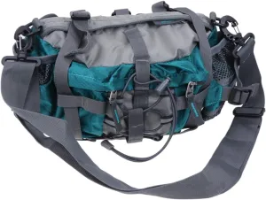 BESPORTBLE Waterproof Sports Bag Running Pocket Waist Pouch for Workout Hiking Travel Waterproof Waist Pack Reflective Stripes (malachite)