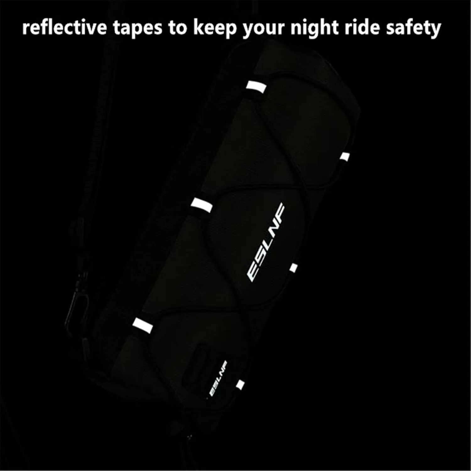 Bike Handlebar Bag Small Bicycle Handle Bar Bag Handy Front Bike Bags Handlebar Storage Pouch Pack with Shoulder Strap Little Mountain Road Bike Barrel Bag