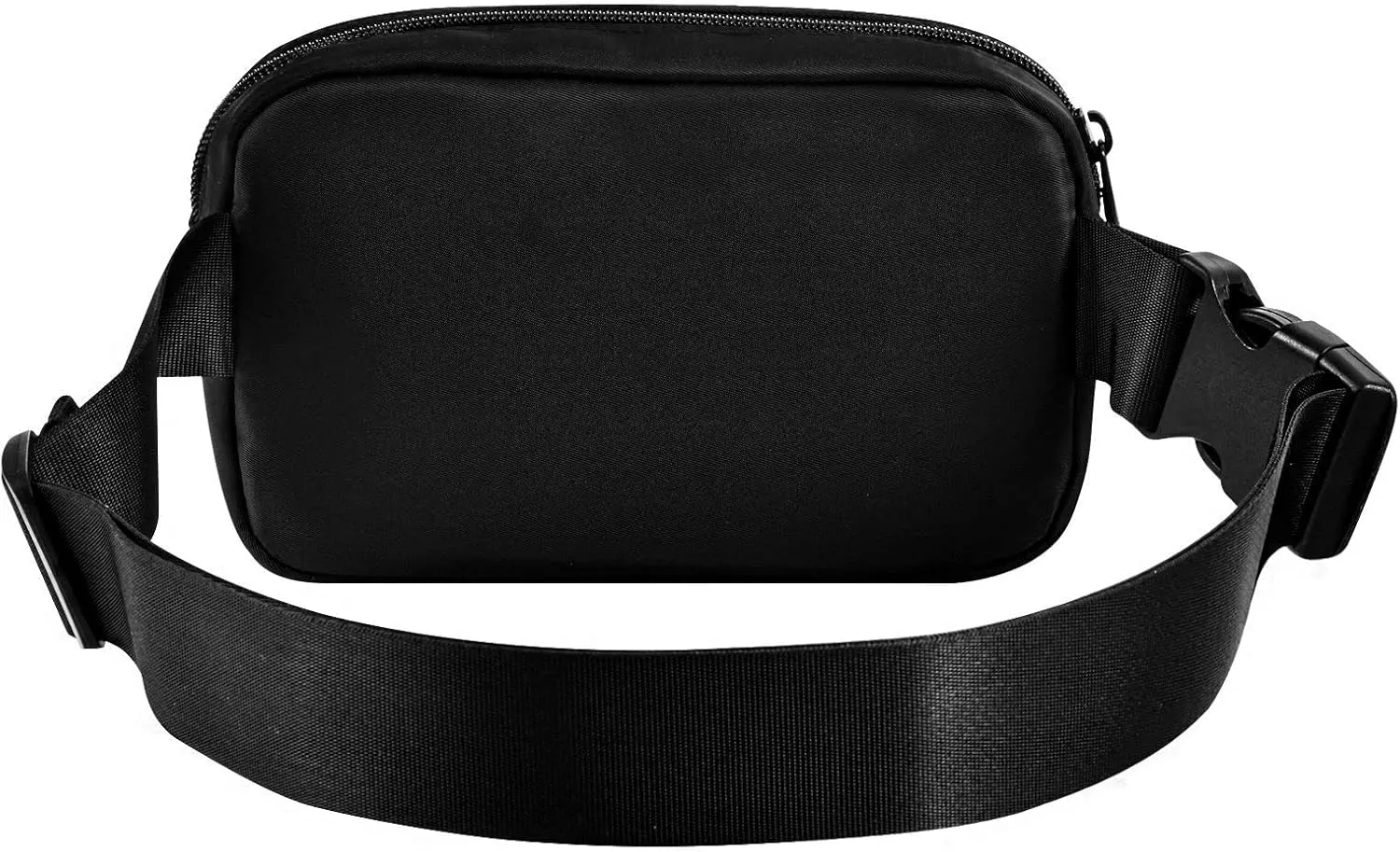 Black Fanny Packs for Women Men, Crossbody Bags Fashionable Running Waist Packs with Adjustable Strap for Traveling Black