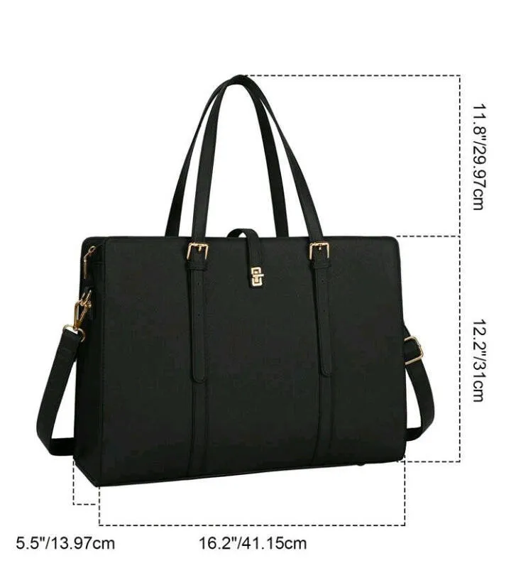 Black Minimalist Large Capacity Tote Bag
