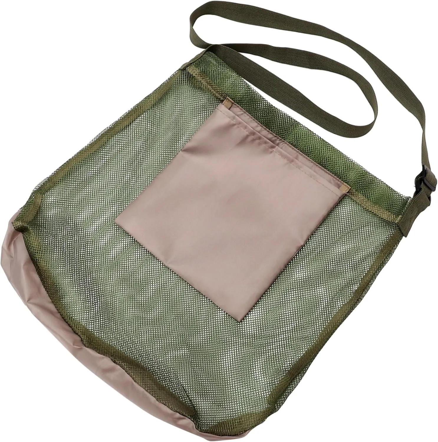 Breathable Mesh Mushroom Pouch Large Capacity Crossbody Bag for Outdoor