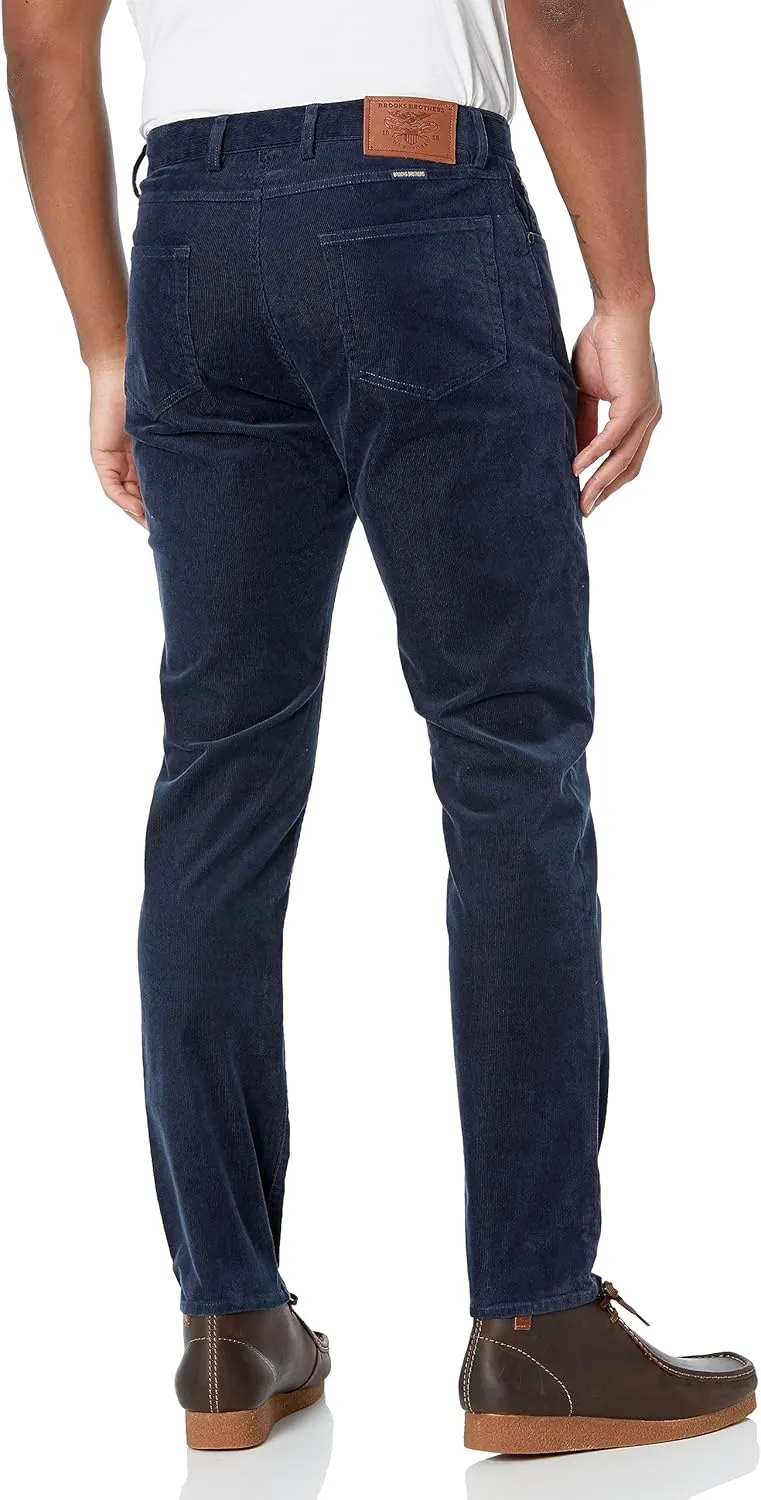 Brooks Brothers Men's Slim Fit Stretch Five-Pocket Corduroy Pants