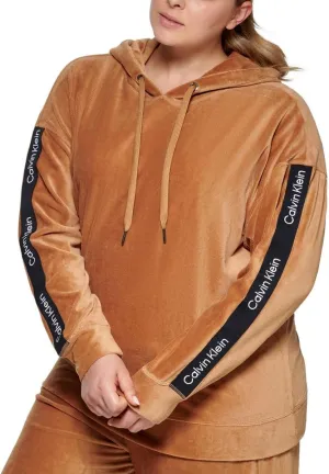 Calvin Klein Women's Performance Pullover,Teak,3X