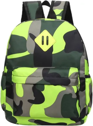 Camo Prints Preschool Kindergarten Backpack Rucksack Camouflage Toddler Kids Bookbag Daycare Bag