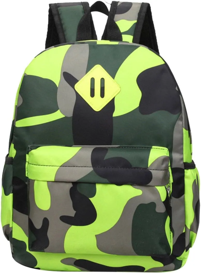 Camo Prints Preschool Kindergarten Backpack Rucksack Camouflage Toddler Kids Bookbag Daycare Bag