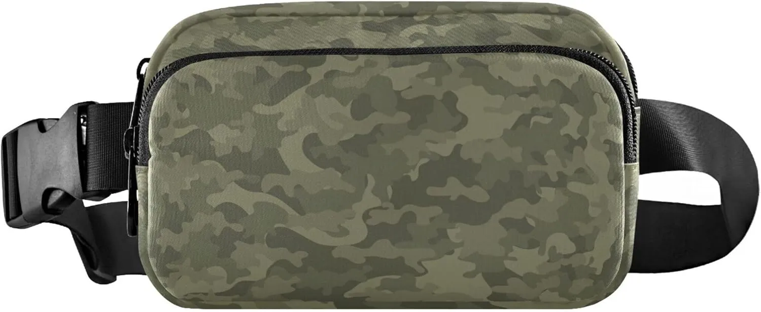 Camouflage Military Infantry Waterproof Women Fanny Packs Belt Bag Hip Pack Pattern Waist Pouches for Men