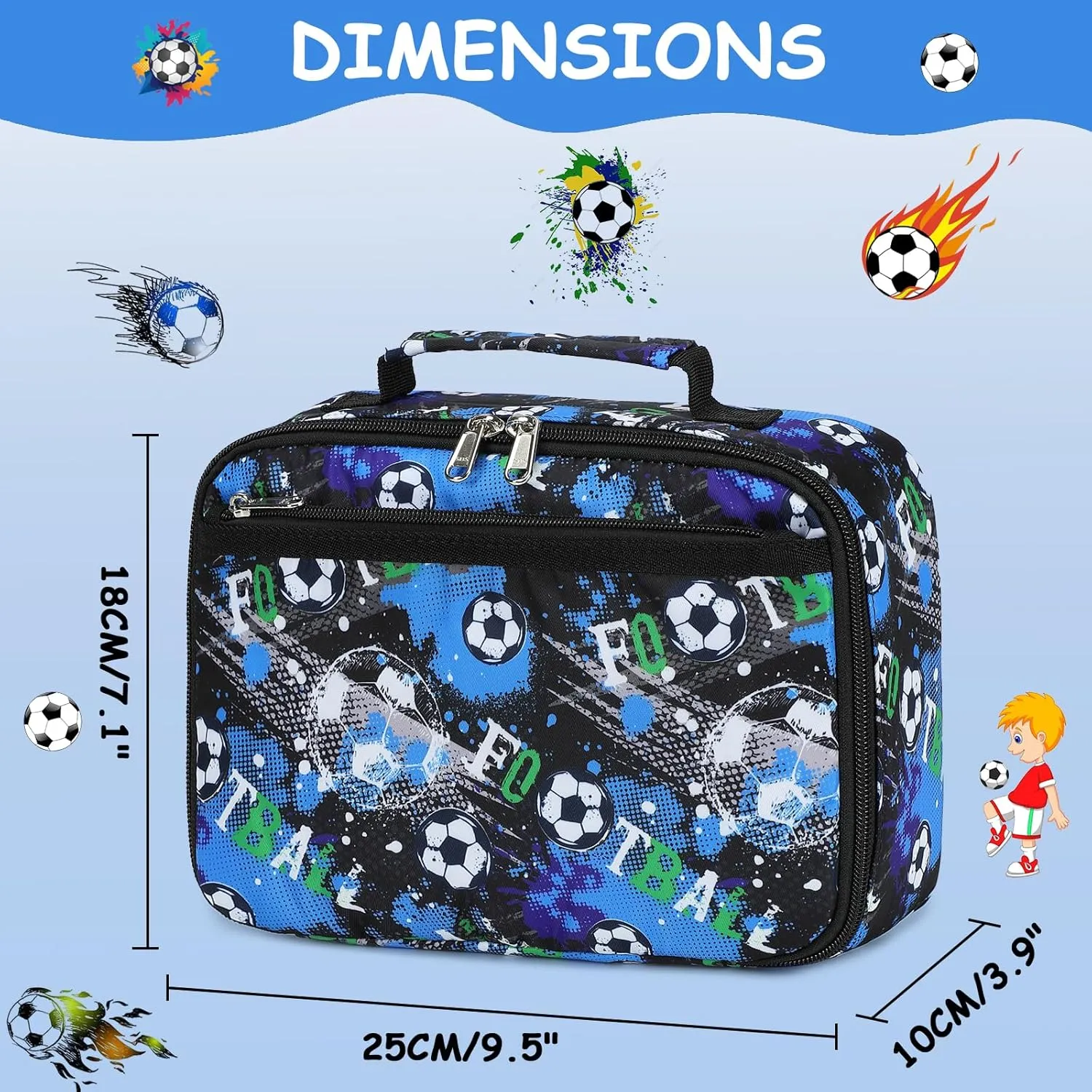 CAMTOP Backpack for Kids, Boys Girls Preschool Backpacks with Lunch Box Toddler Kindergarten School Bookbag Set