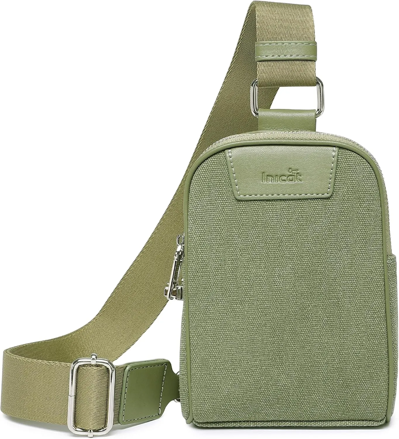 Canvas Small Sling Bag for Women Men Anti Theft Crossbody Bags RFID Blocking Cross Body Bag for Woman Travel Sling Purse