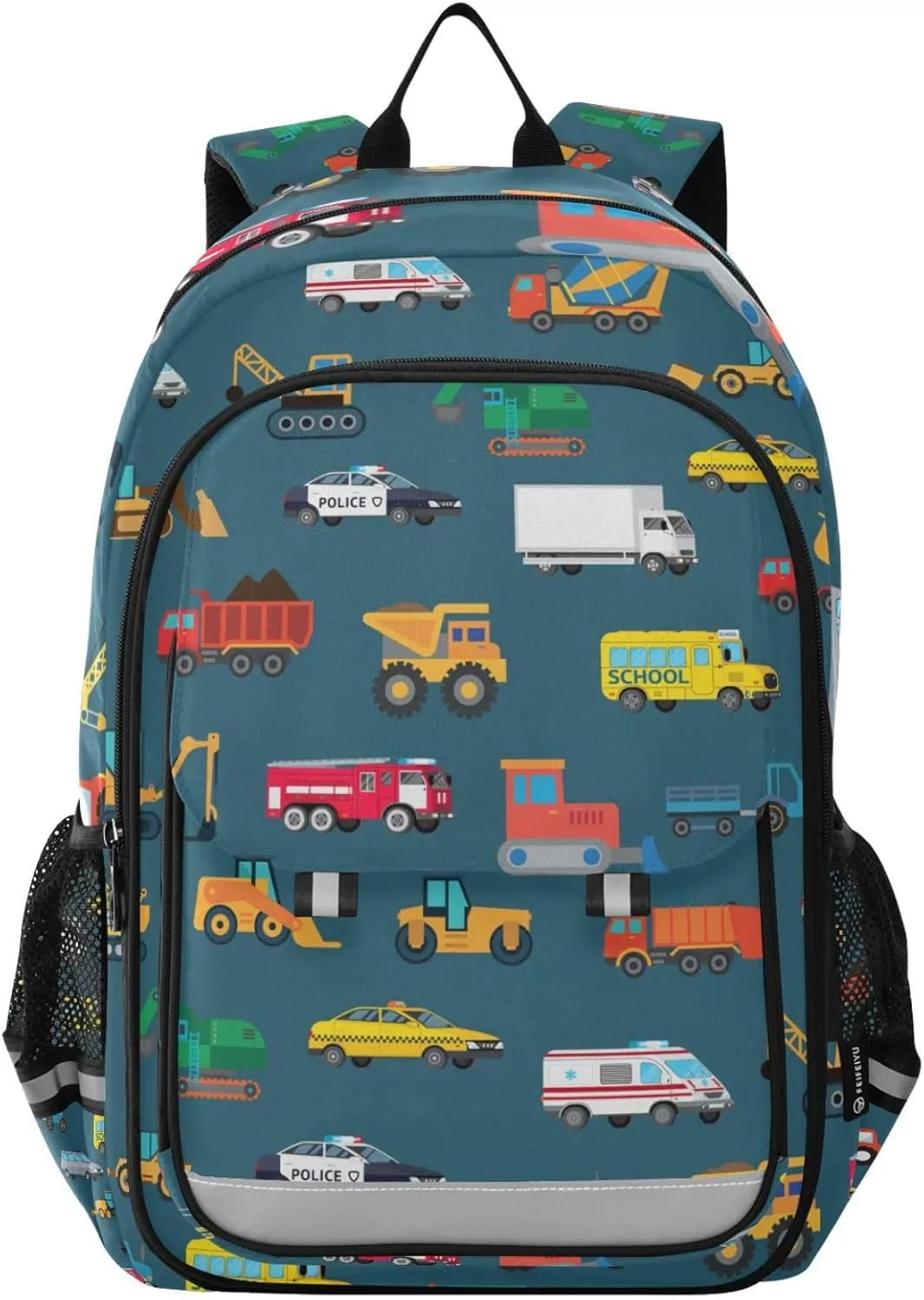 Car Childish Truck Backpack for Student; School Backpacks Travel Laptop Bags Bookbags for Suitable for ages 6-12 Student