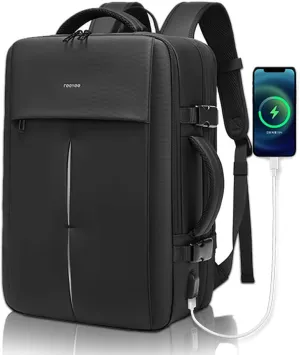Carry On Backpack Travel Luggage Backpack TSA Flight Approved 45L Business Rucksack Large Business Weekender Bag for Men