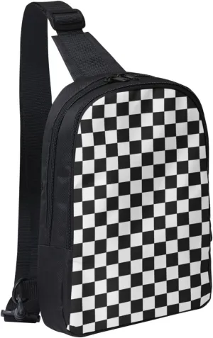 Cartoon Puppy Dog Crossbody Backpack Dachshund Sling Bag Lightweight Chest Bag Daypack Shoulder Bag For Men Women