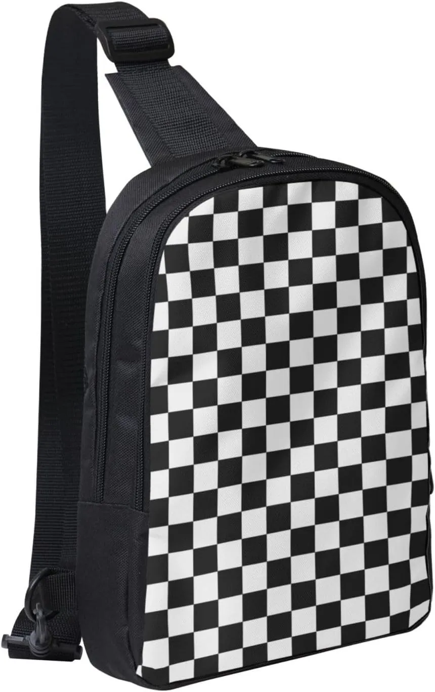 Cartoon Puppy Dog Crossbody Backpack Dachshund Sling Bag Lightweight Chest Bag Daypack Shoulder Bag For Men Women
