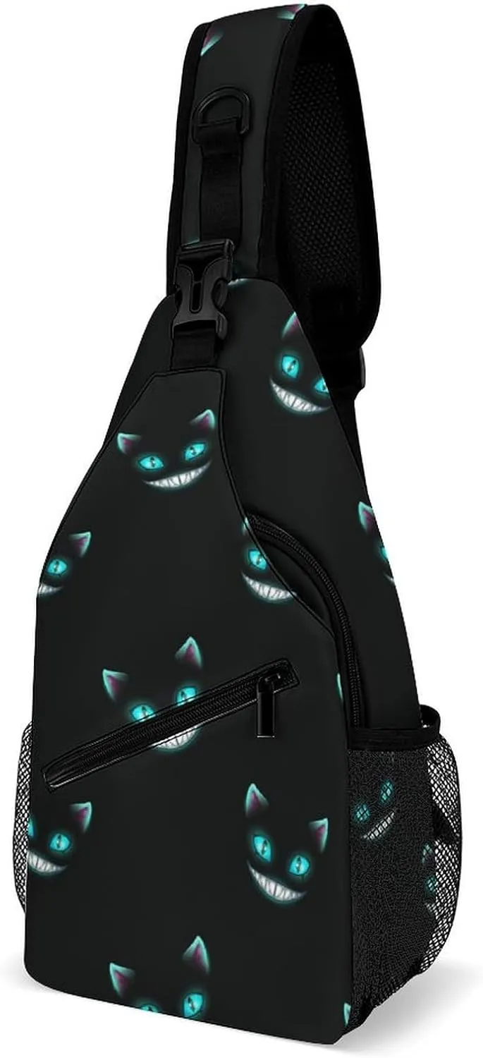 Cats Sling Backpack Men Womans Crossbody Backpack Chest Bag Running Daypack Shoulder Bag Casual Daypacks Sports Backpacks