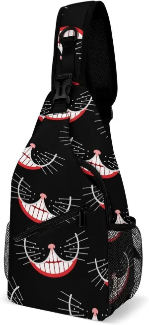 Cats Sling Backpack Mens Womans Crossbody Backpack Chest Bag Gym Daypack Hiking Bag Casual Daypacks Sports Backpacks