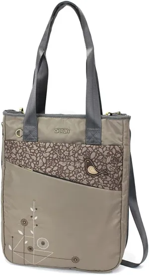 CHALA CV-Venture Zip-Around Tote - RFID Protected Expandable Shoulder Purse Tote Bag with Detachable Crossbody Strap