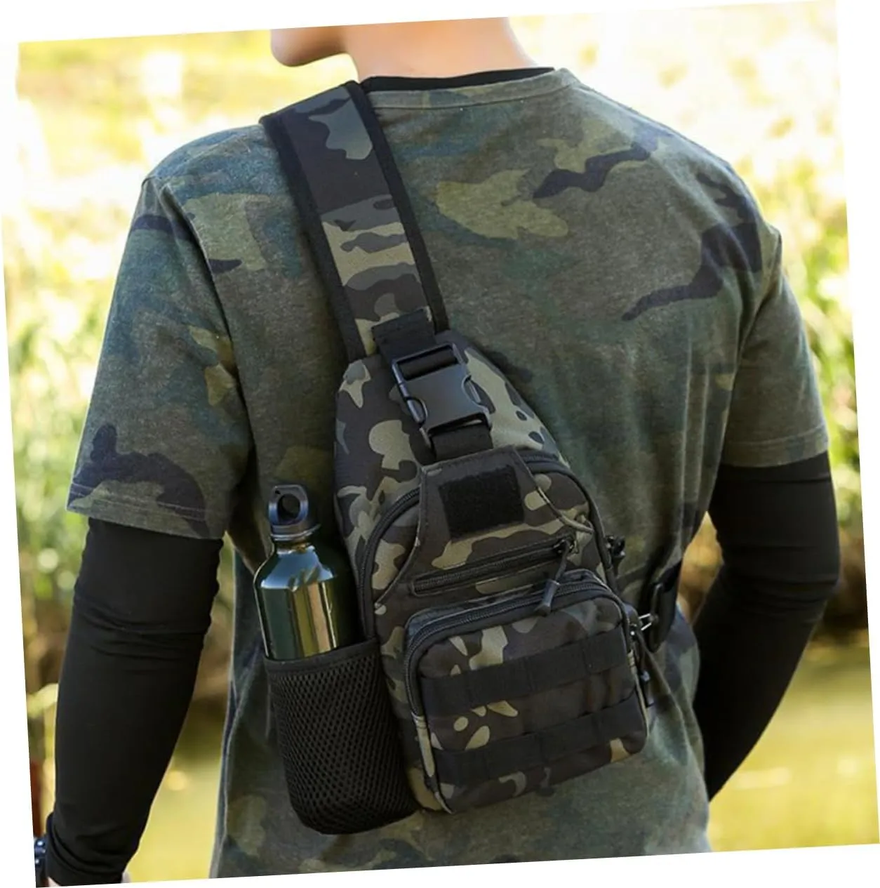 Chest Bag Backpack for Men Travel Travel Accessories Rucksack Backpack for Women Shoulder Cycling Crossbody Pack Workout Waist Polyester Multi-function Shoulder Bag Chest