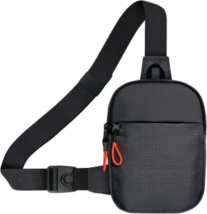 Chest Mini Sling Bag Waterproof Crossbody Bag Lightweight Casual Phone Bag Small Shoulder Daypack for Men Travel