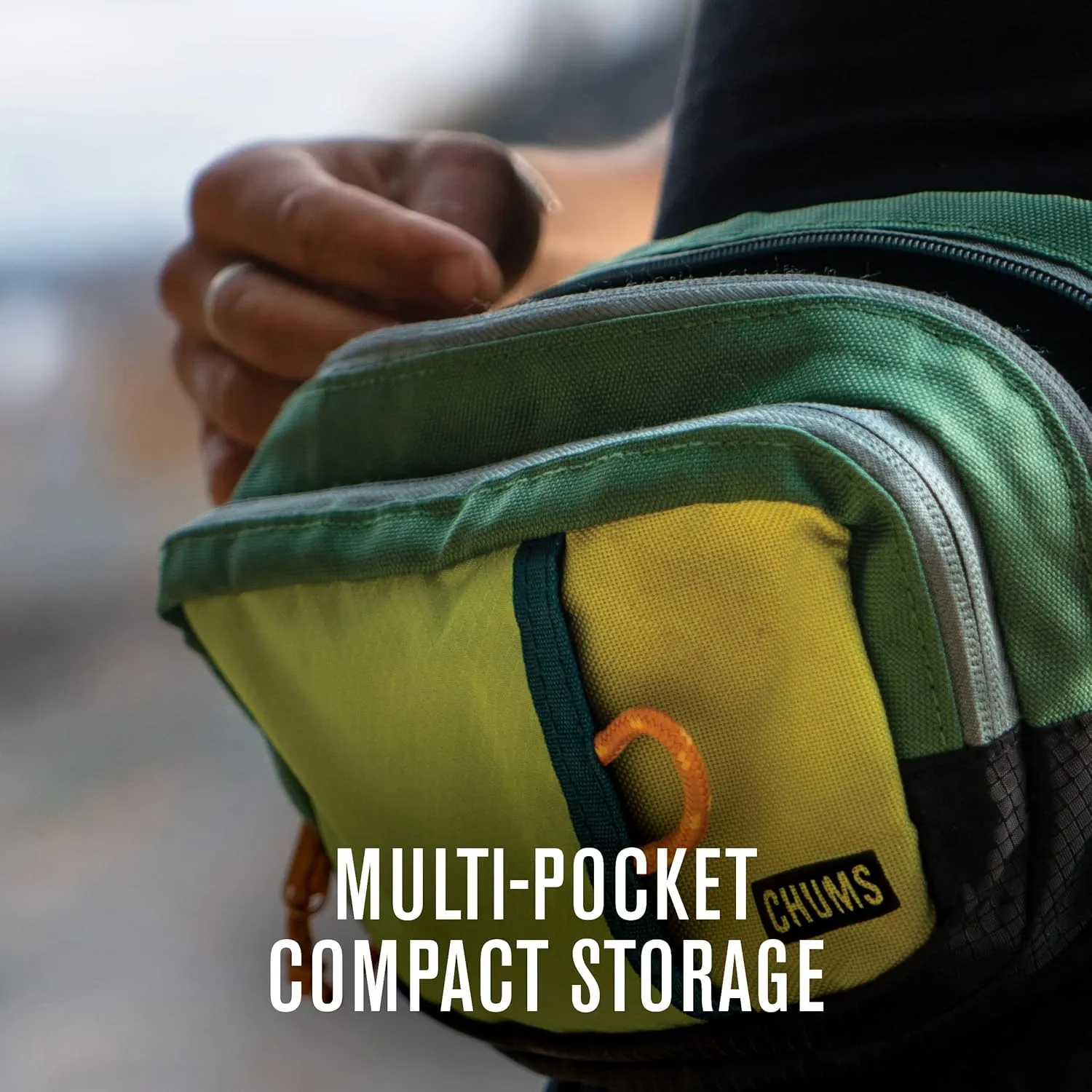 Chums Trekker Waist Pack - Unisex Tactical Fanny Pack & Bum Bag with multiple Storage Pockets for Travel and Hiking.