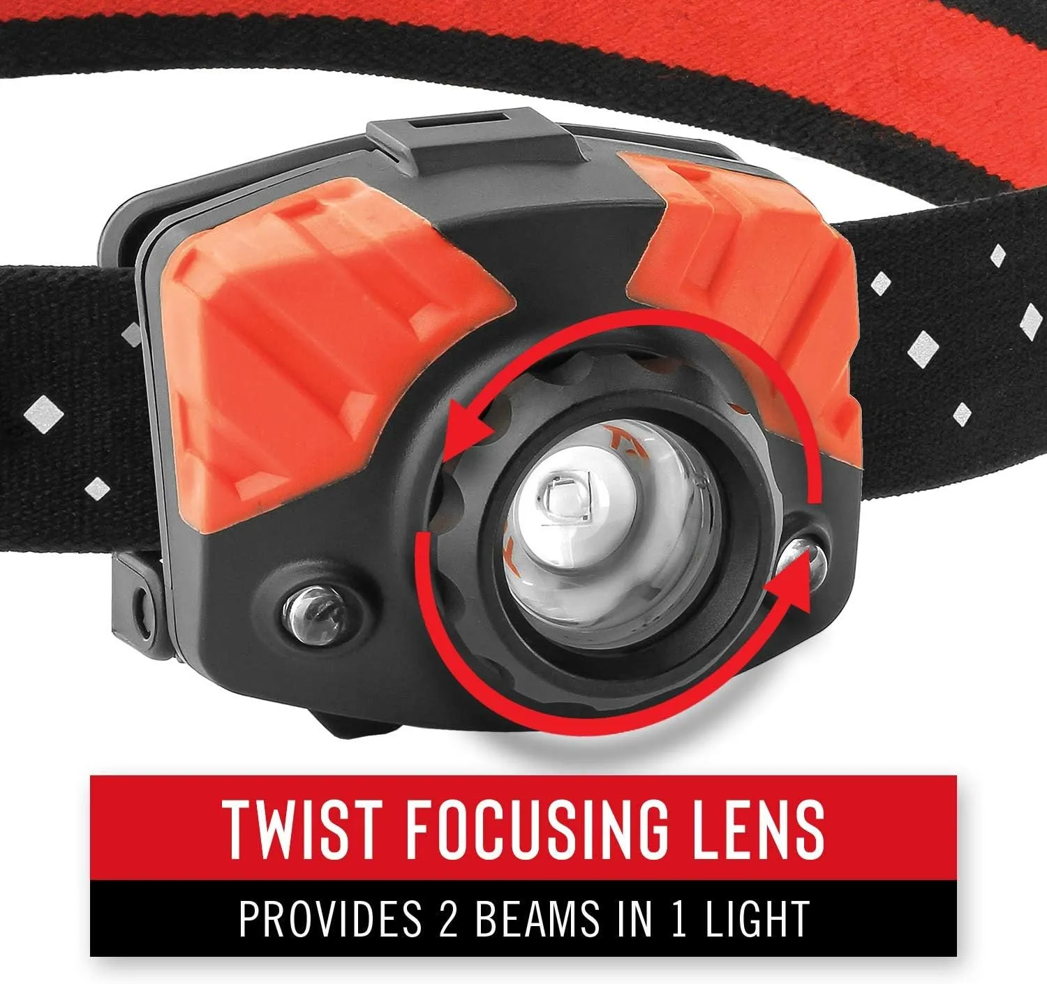 Coast - 20617 COAST FL75R Rechargeable 530 Lumen Dual Color Focusing LED Headlamp, Blue Blue