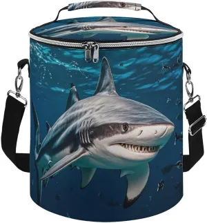 Cooler Backpack for Men Women Insulated Leakproof Waterproof Cooler Backpack Hammerhead Shark Scans The Ocean Cooler Bag Large Capacity Lightweight Backpack Cooler for Travel Camping Beach Ice Chest