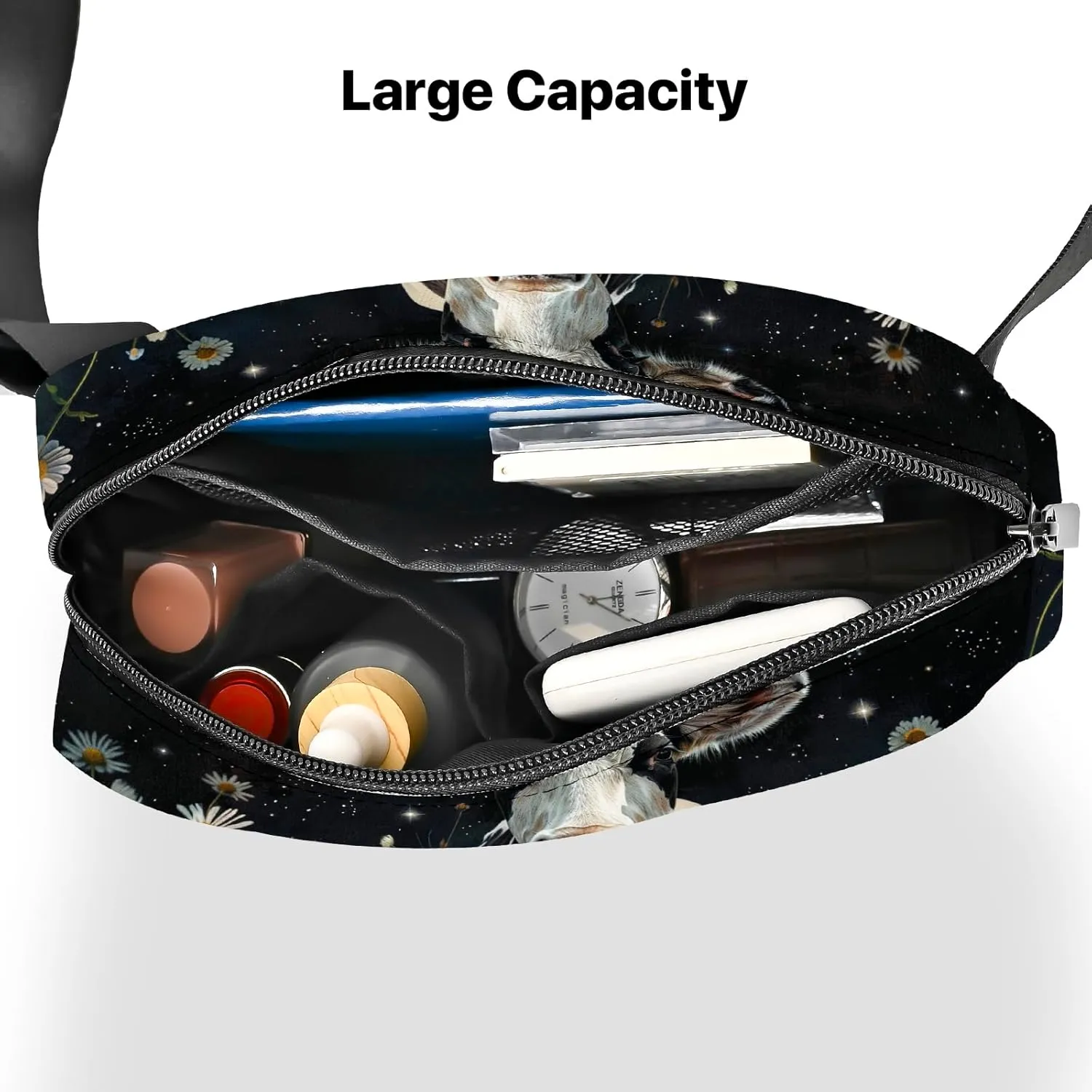 Cow Fanny Pack for Women Men Belt Bag Waterproof Waist Bags With Adjustable Straps Phone Purse Wallet Presents for Travel Sports Workout