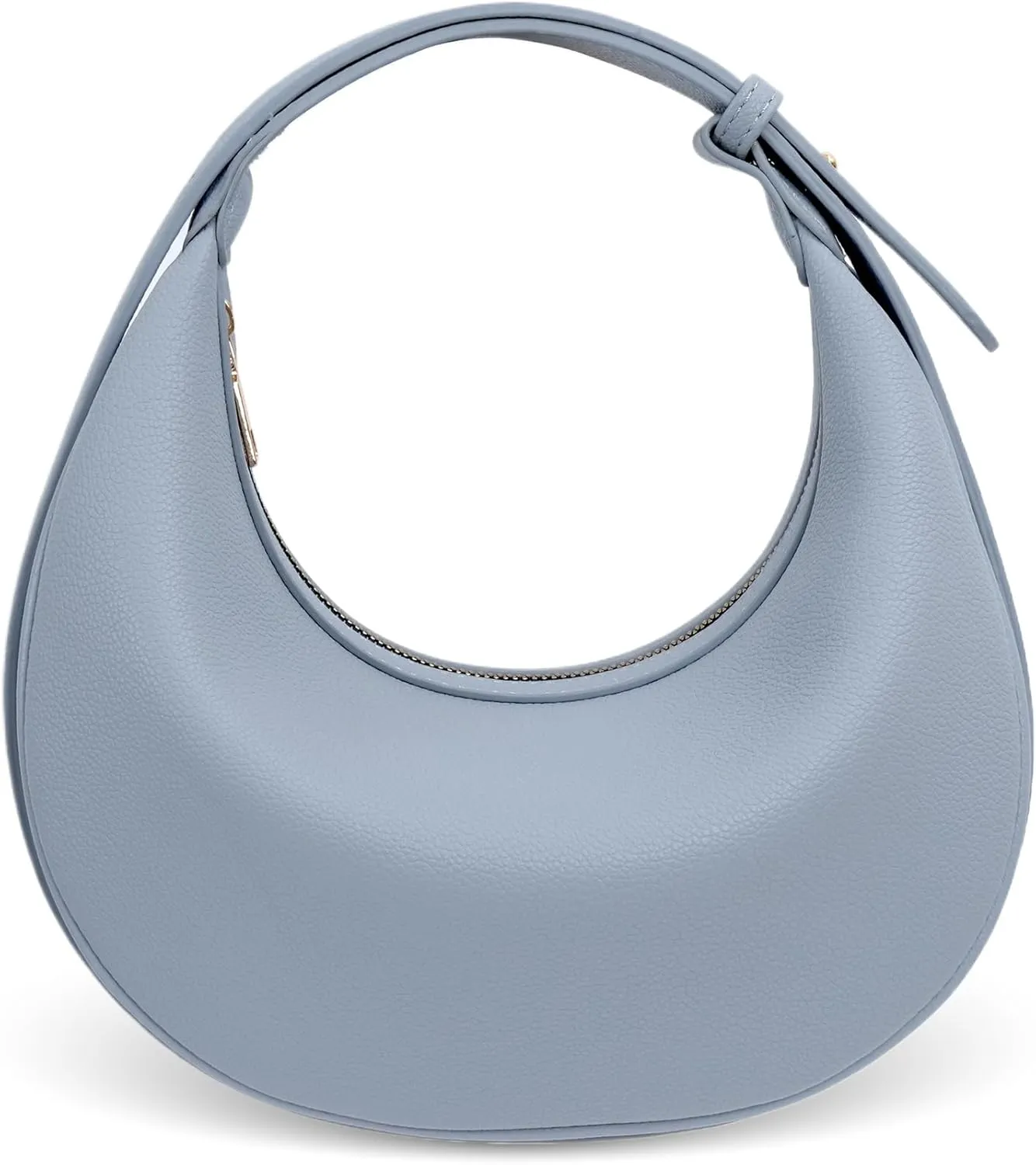 Crescent Shoulder Bag for Women Trendy Crossbody Hobo Purse Vegan Leather Clutch Handbag Adjustable Strap for Work