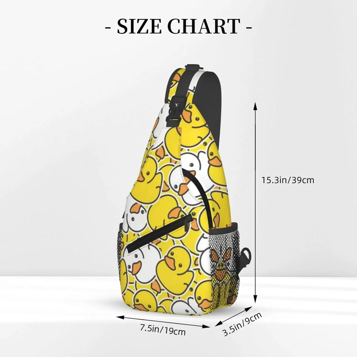 Crispy Fried Chicken Bucket Crossbody Backpack Dachshunds Dog Chest Bag Lightweight One Strap Backpack Multipurpose Travel Hiking For Men Women