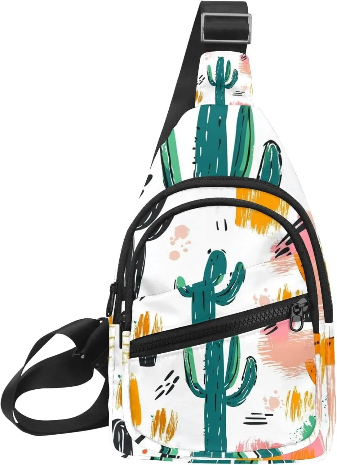 Crossbody Bags for Women Cross Body Bag for Woman Sling Bag Crossbody Bag Abstract Cactus (18) Sling Backpack Travel