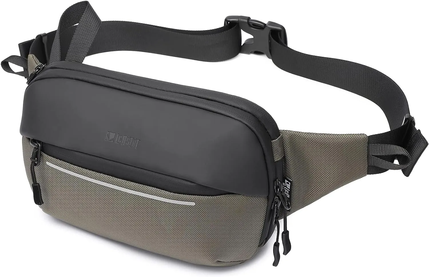 Crossbody Fanny Pack Belt Bag for Women & Men with Multi-Pockets, Waterproof Sling Bag for Travel, Running, Hiking, Cycling, Fashion Waist Bag Fits All Phones, Perfect Running Bag
