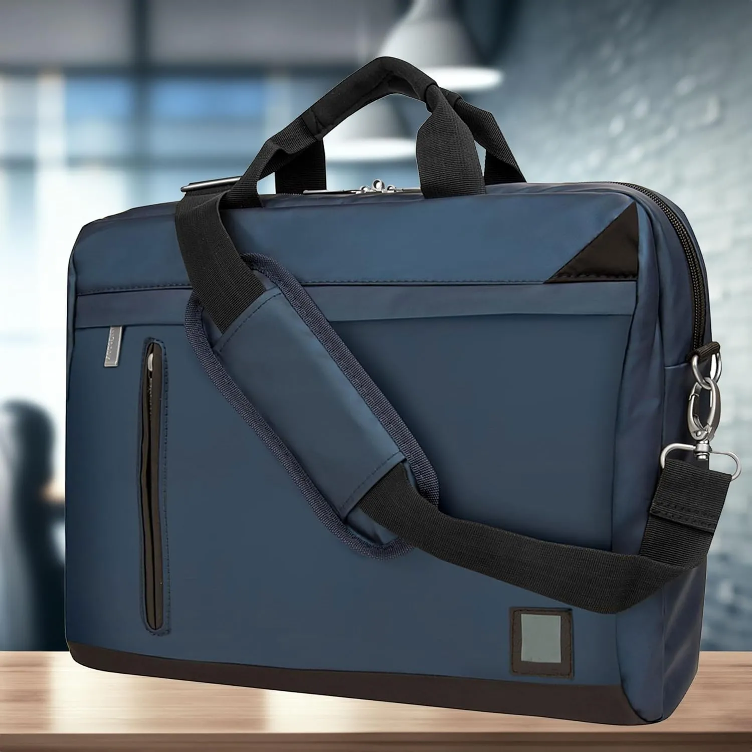 Crossbody Messenger Bag – Slim Secure 15-Inch Bag Multi-Compartment Organizer for Work, College, Travel – Water Resistant