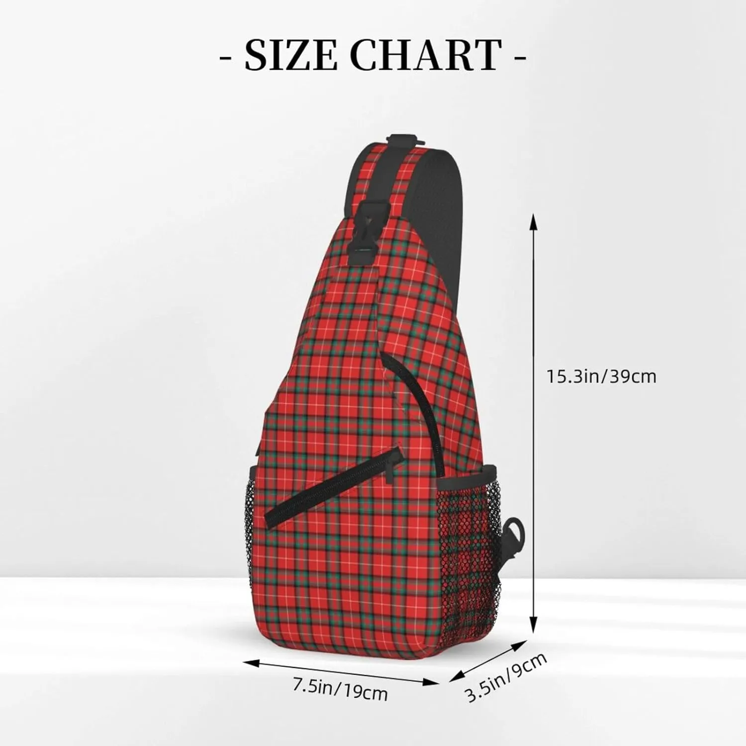 Crossbody Sling Backpack Clan Stuart of Bute Tartan Shoulder Chest Bag Daypack for Traveling Sport