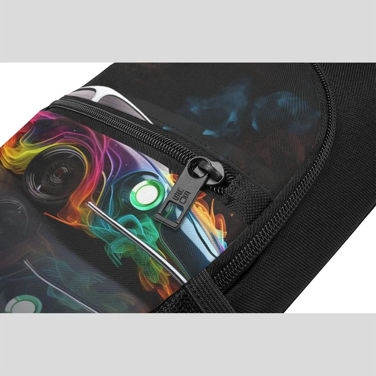 Crossbody Sling Backpack Sling Bag for Men Women Cross Chest Bag Shoulder Bag Cars colorful Travel Hiking Daypack