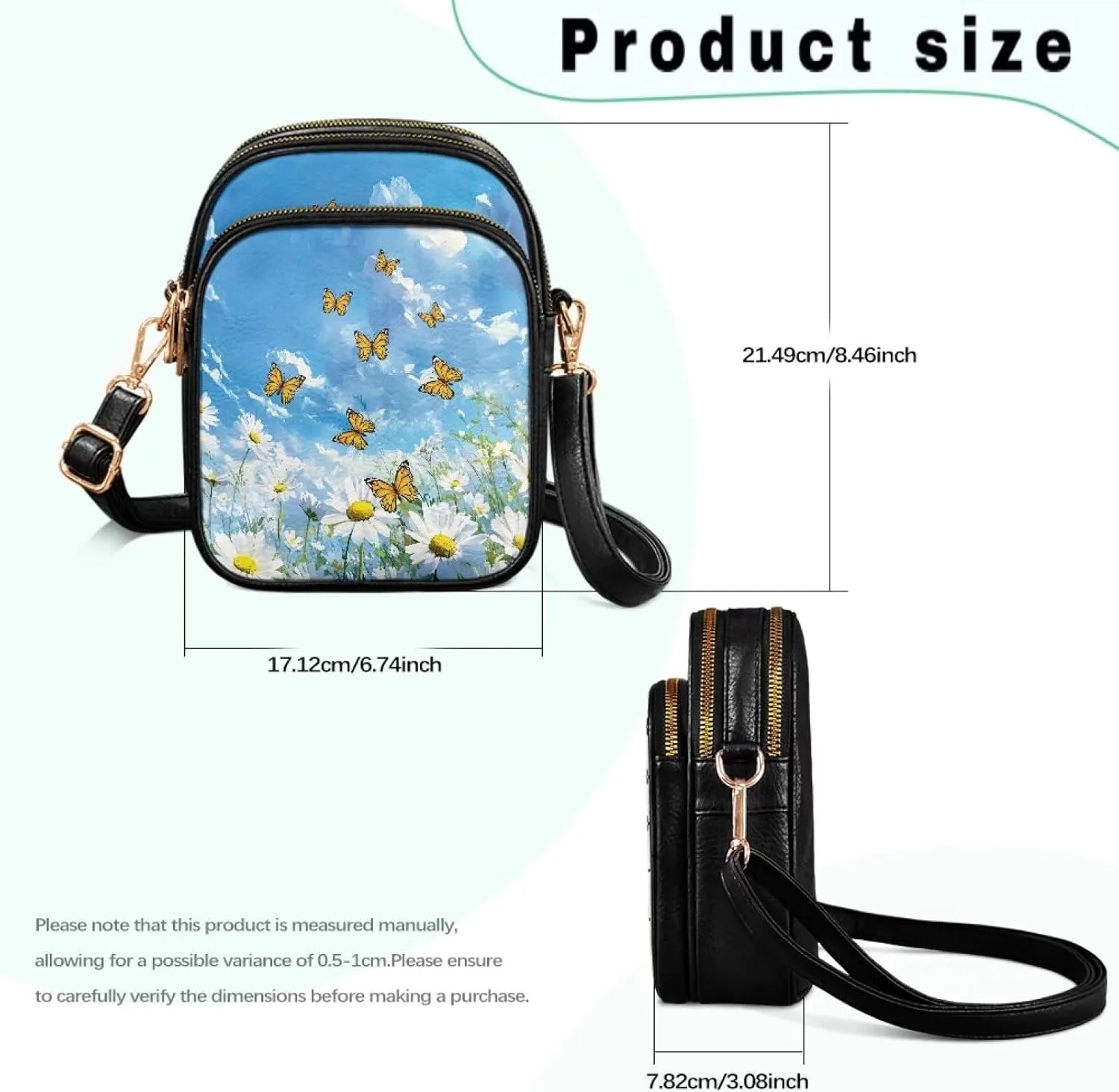 Crossbody Sling Bags for Women Crossbody Cell Phone Purse Wallet Sling Bag Shoulder Strap Lightweight Small Satchel