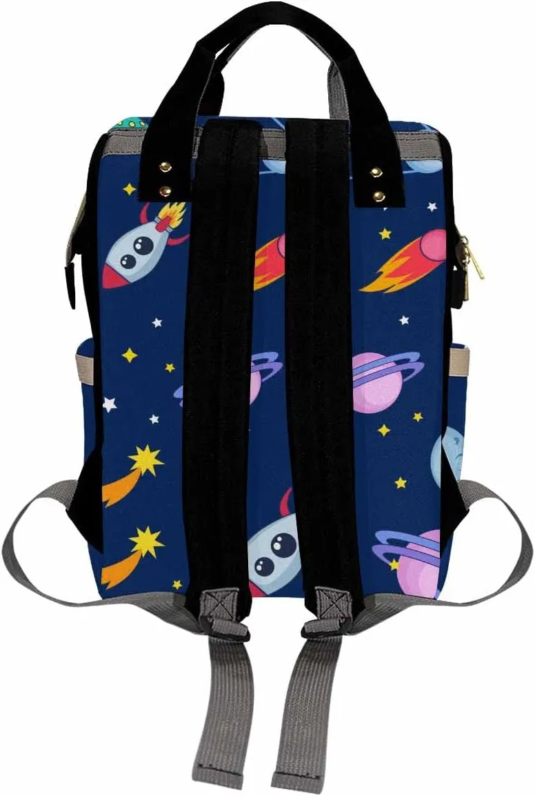Custom Backpacks with Name Personalized Baby Diaper Bag Monogram Nappy Backpack with Thermal Pockets for Adults Kids Travel Outdoor Mommy Bag Waterproof Diaper Bag Customized Gift
