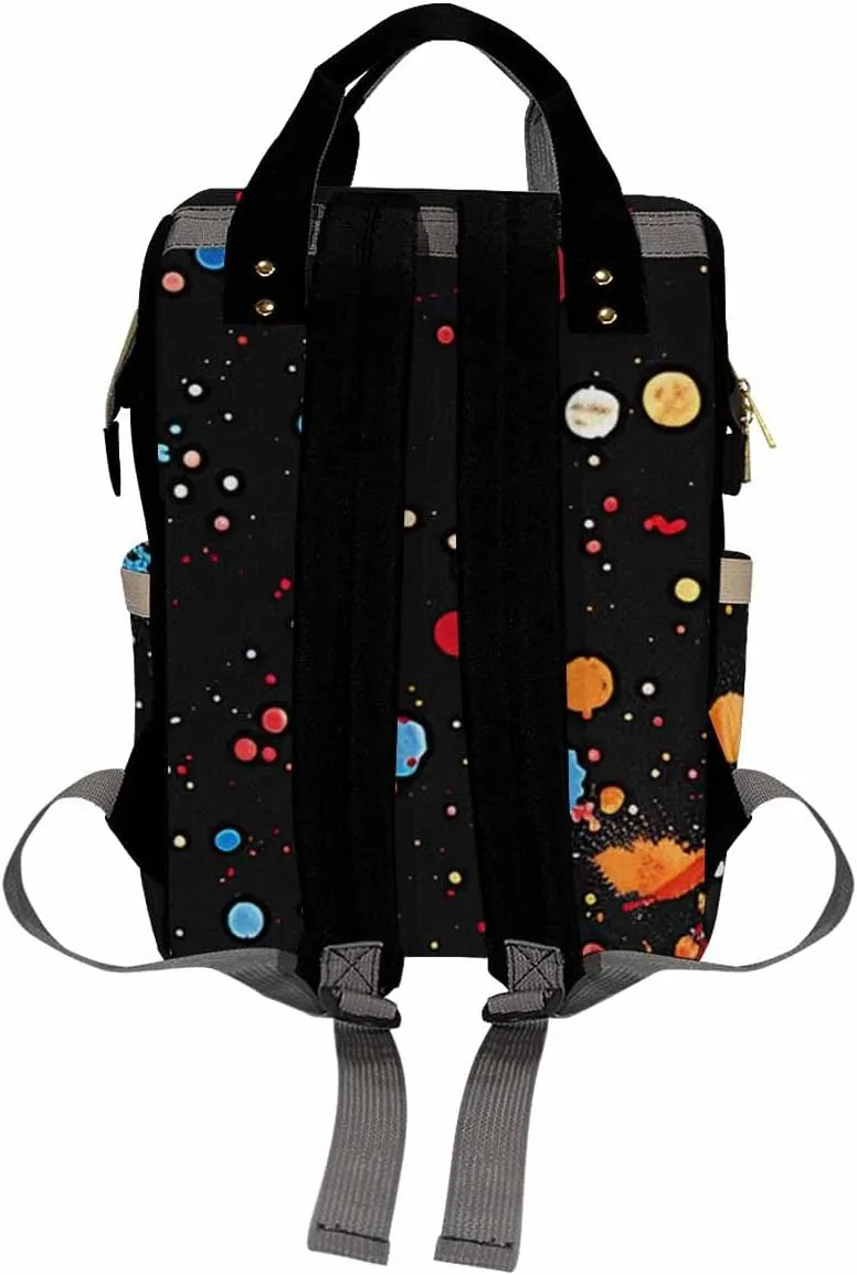 Custom Game Player Diaper Bag for Baby Boys Personalized Name Diaper Bag Backpack with Changing Station Customized Travel School Bag Outdoor Nursing Nappy Mommy Backpack with Adjustable Shoulder Strap