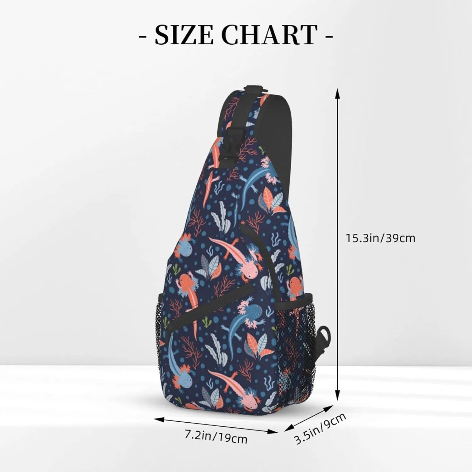 Cute Animal Sling Bag Crossbody Backpack Hiking Travel Daypack Chest Bag Lightweight Shoulder Bag For Women Men