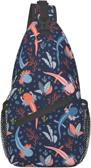 Cute Animal Sling Bag Crossbody Backpack Hiking Travel Daypack Chest Bag Lightweight Shoulder Bag For Women Men