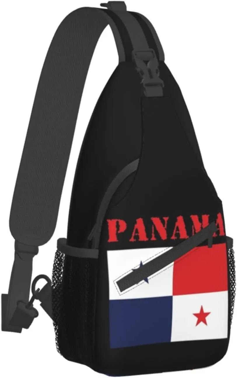 Cute Flag Sling Bag Crossbody Backpack Patriotic Flag Travel Hiking Daypack Shoulder Chest Bag for Women Men