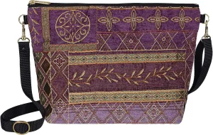Danny K. Women's Tapestry Bag Shoulder Handbag, Large Zipper Purse Handmade in the USA