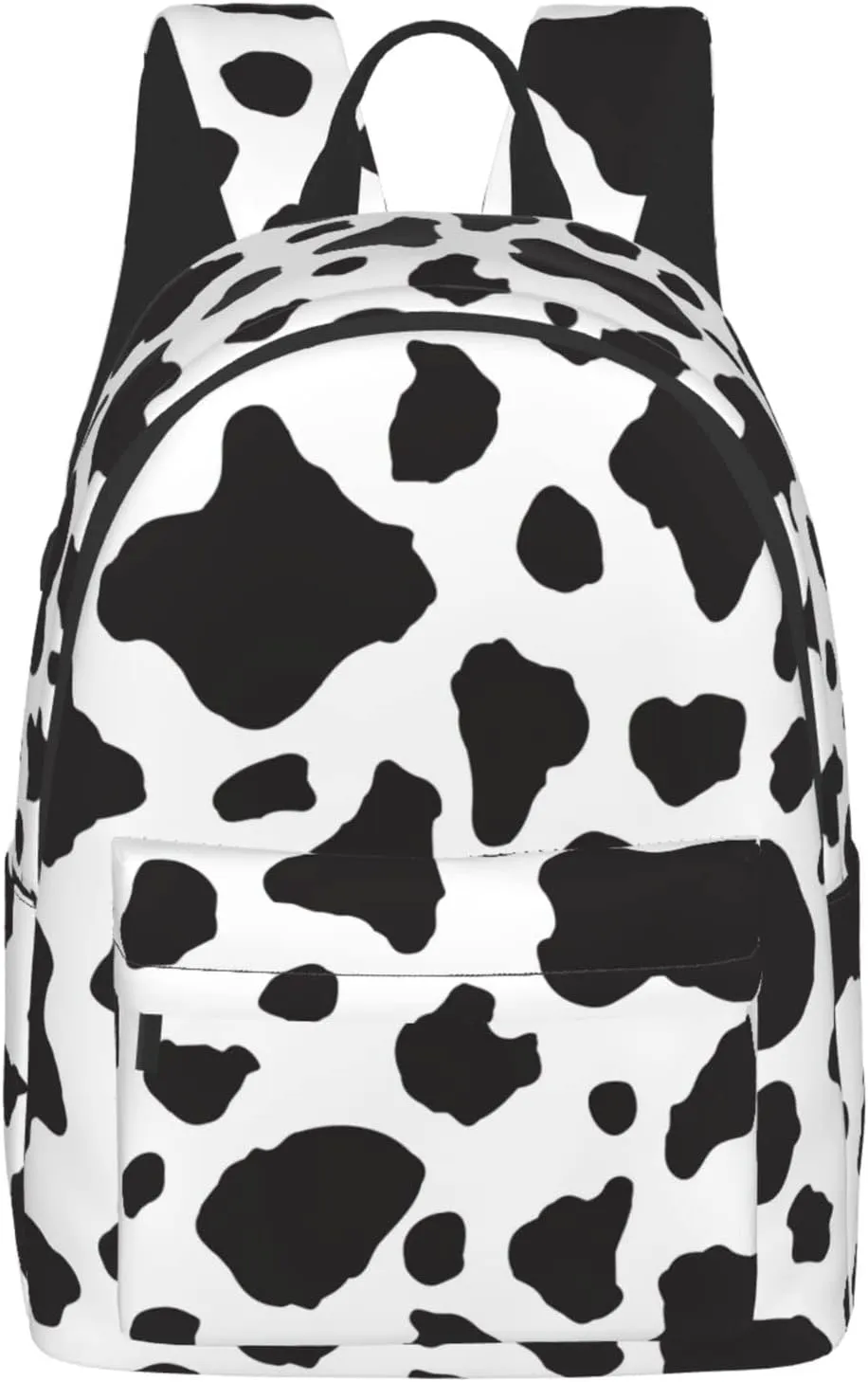 Delerain 16 Inch Backpack Cow Print Laptop Backpack School Bookbag Full Print Shoulder Bag Travel Daypack