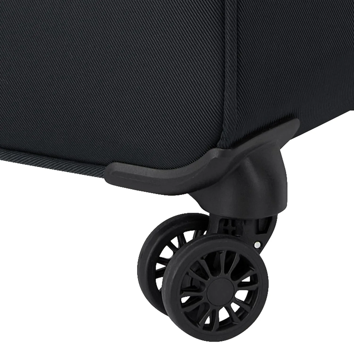 DELSEY PARIS Sky Max 2.0 Softside Expandable Luggage with Spinner Wheels 2 Piece Set, Black (24 Inch/Duffle)