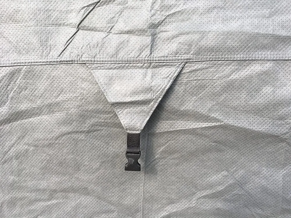 Deluxe Waterproof RV Cover Fits RV Size 27' - 30' for Recreational Vehicle Travel Trailer, Windproof Camper Van Motorhome Covering, Including Tire Covers, Storage Bag - by DELTA
