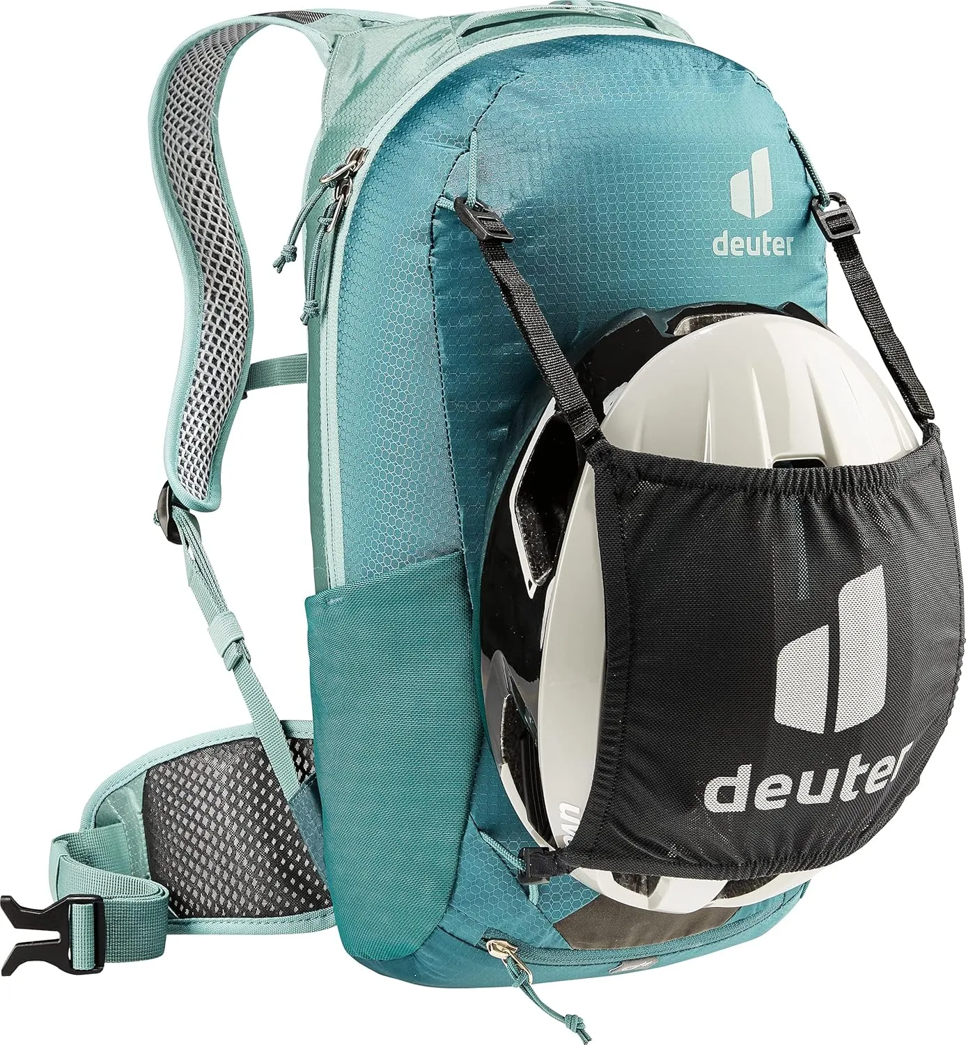 Deuter Race Mountain Biking, Gravel Biking Daily Commuting Backpack, Deepsea-jade, 12 L