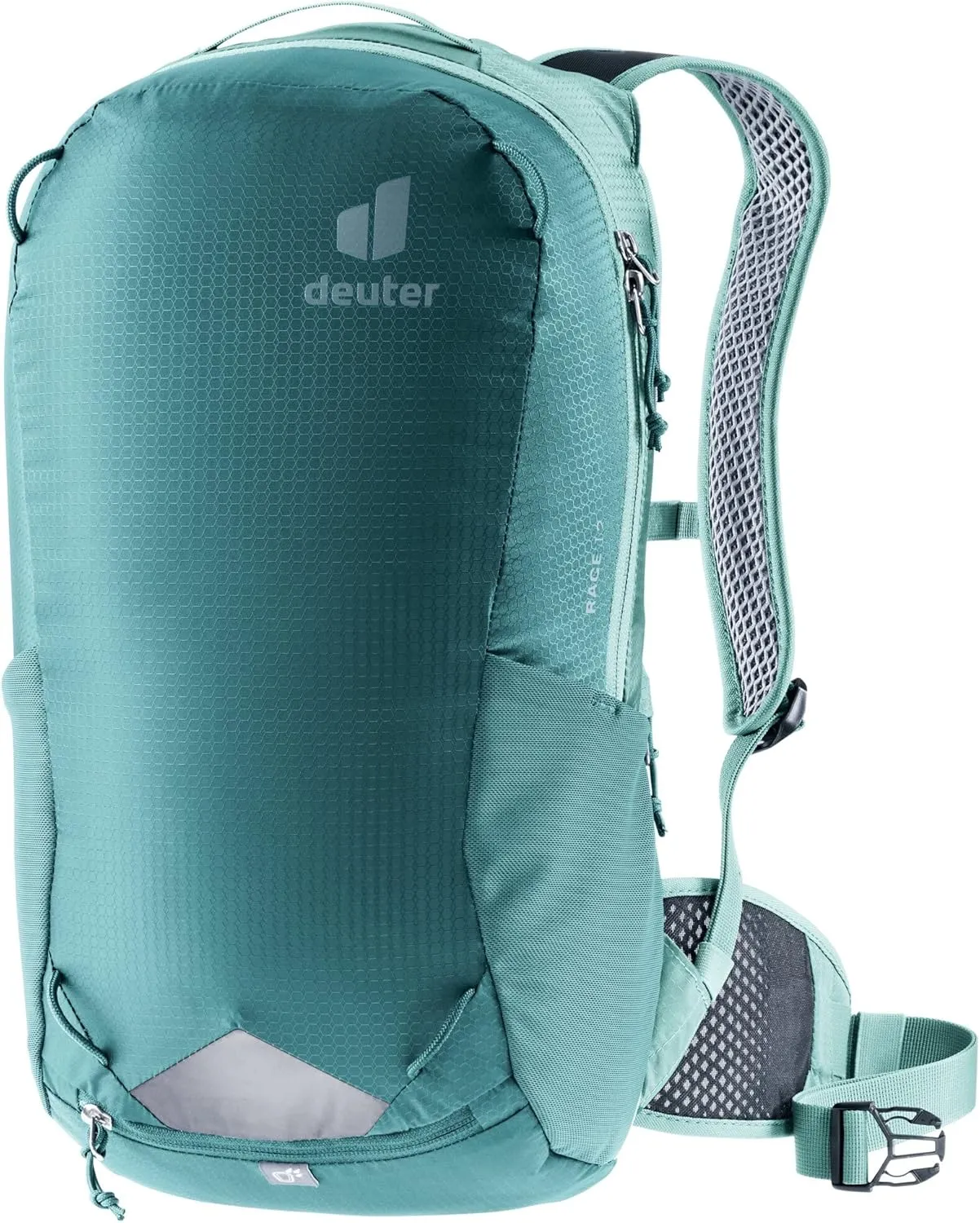 Deuter Race Mountain Biking, Gravel Biking Daily Commuting Backpack, Deepsea-jade, 12 L