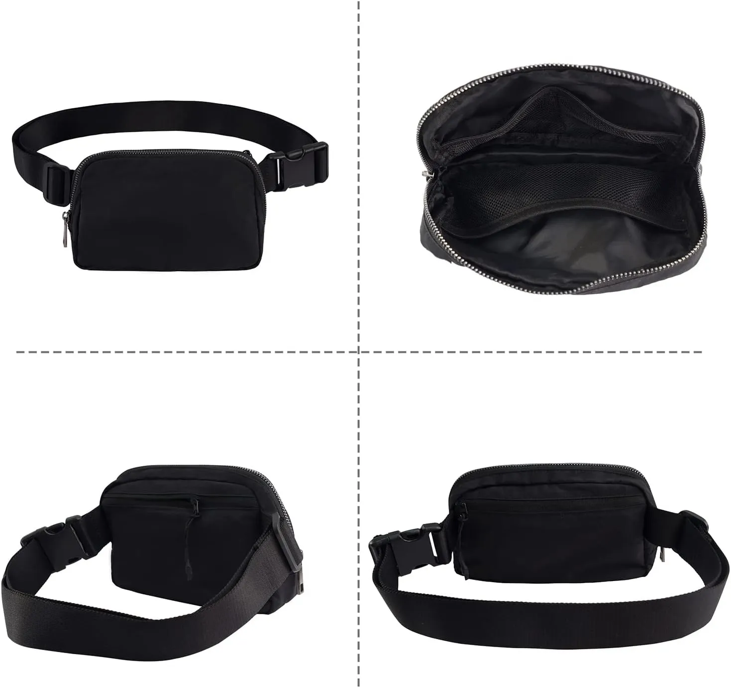 Didida Wine Red Mini Belt Bag, Fashion Waist Packs Unisex Fanny Packs for Women Men crossbody with Adjustable Strap for Outdoors Workout Travel Casual Running Hiking Cycling