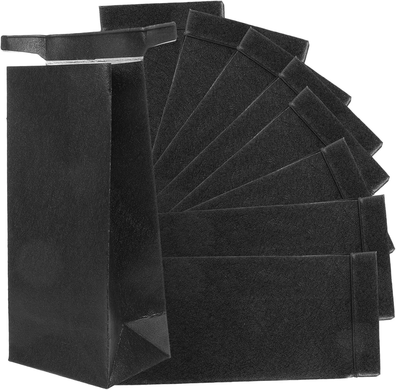 Disposing Emesis Bags 10pcs Black Self-sealing Vomit Bags Disposable Motion Sickness Pouches