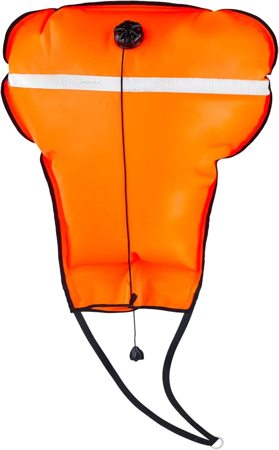 Diving Lift Bags, High Visibility 70lb Nylon Over Pressure Valve Scuba Salvage Lift Bag with Open Bottom, Reflective Band and Safety Orange for Underwater Scuba Dive Snorkeling
