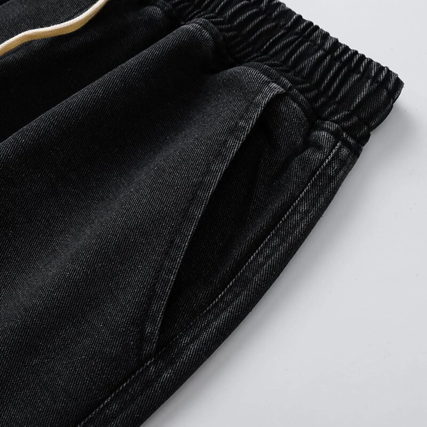 DIYAGO Baggy Jeans Mens Straight Wide Leg Casual Teen Vintage Streetwear Hip Hop Trendy Denim Pant Designer Long Trouser